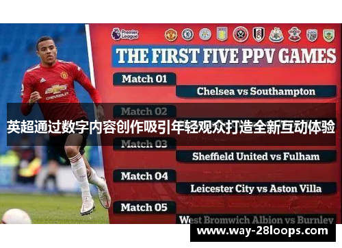 英超通过数字内容创作吸引年轻观众打造全新互动体验 英超通过数字内容创作吸引年轻观众打造全新互动体验